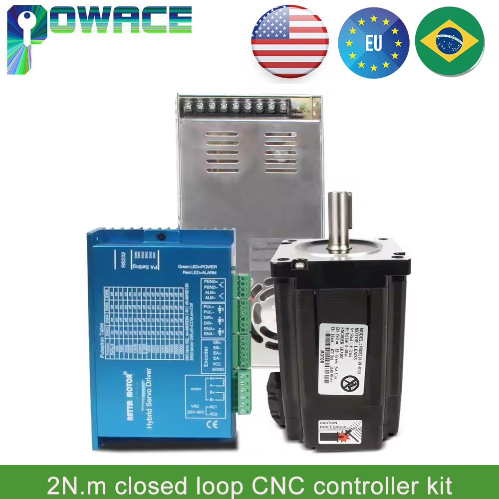 Nema 23 Closed Loop Stepper Motor Driver Kit - 【الاتحاد الأوروبي】 2N.m Nema23 محرك متدرج