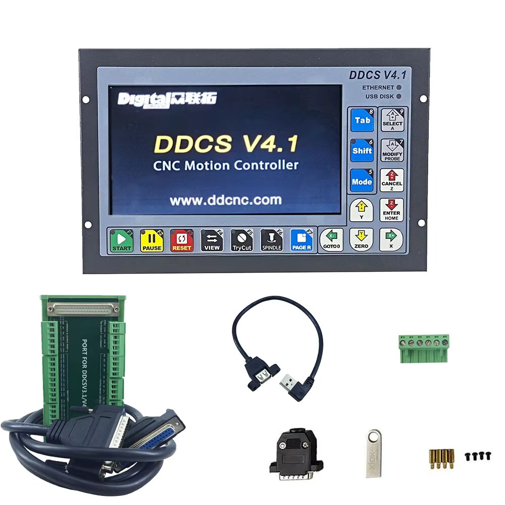 Ddcs V4.1 4 Axis Cnc Offline Controller - وحدة التحكم بالحركة المستقلة DDCS V4.1