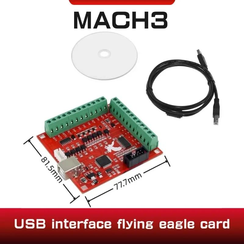 قطعة واحدة من لوحة التحكم MACH - مراجعة Mach3 Usb Cnc Controller 4 Axis 100Khz وسعره