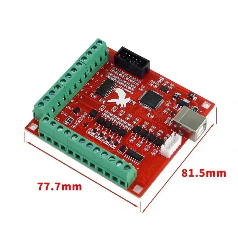 قطعة واحدة من لوحة التحكم MACH - مراجعة Mach3 Usb Cnc Controller 4 Axis 100Khz وسعره
