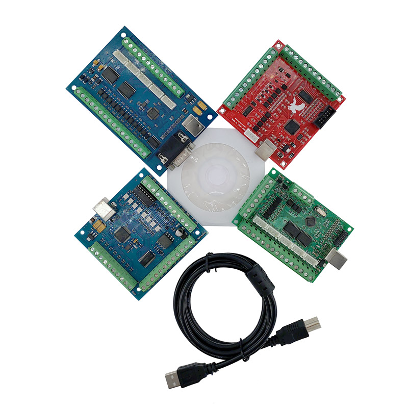 1 قطعة لوحة واجهة التحكم CNC U - مراجعة Mach3 Usb Cnc Controller 4 Axis 100Khz وسعره