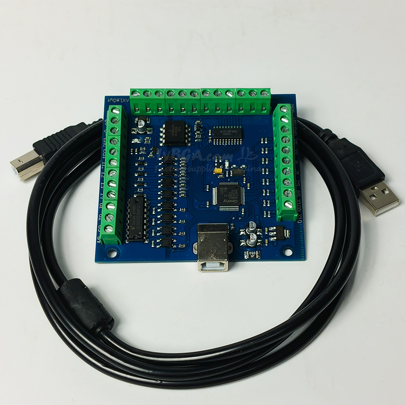 لوحة تحكم حركة سلسة للمحركات ب - مراجعة Mach3 Usb Cnc Controller 4 Axis 100Khz وسعره
