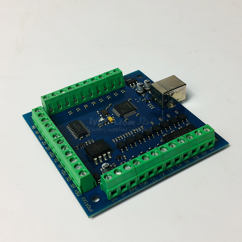 لوحة تحكم حركة سلسة للمحركات ب - مراجعة Mach3 Usb Cnc Controller 4 Axis 100Khz وسعره