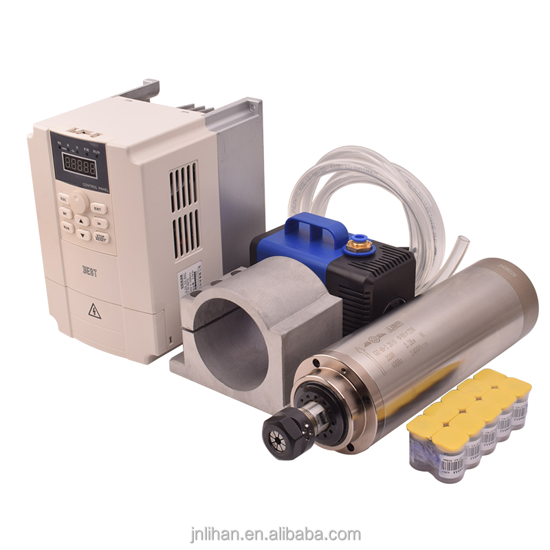 مجموعة محرك العاكس VFD، محرك م - مراجعة 2.2Kw Water Cooled Spindle Kit Vfd وسعره
